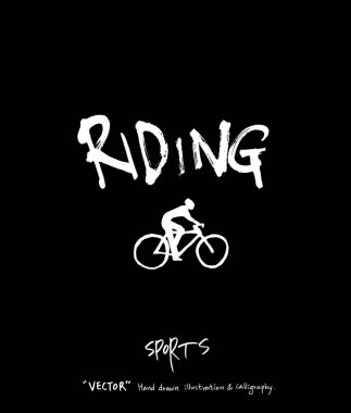 Spor poster / yarım yamalak eğlence illüstrasyon - vektör