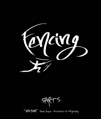 Spor poster / yarım yamalak eğlence illüstrasyon - vektör