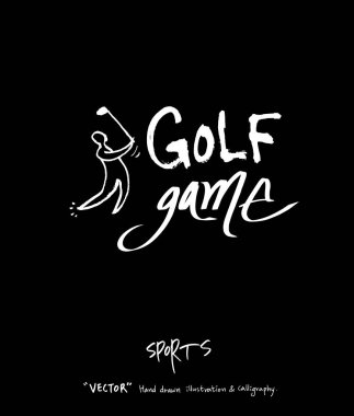 Spor poster / yarım yamalak eğlence illüstrasyon - vektör