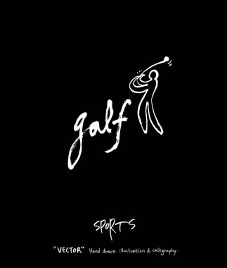 Spor poster / yarım yamalak eğlence illüstrasyon - vektör