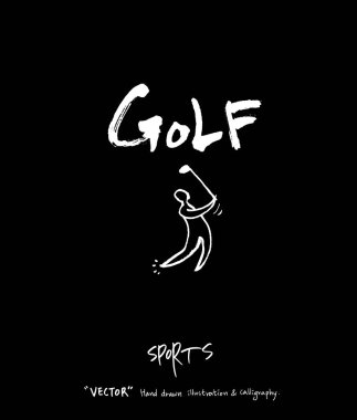 Spor poster / yarım yamalak eğlence illüstrasyon - vektör