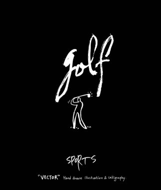 Spor poster / yarım yamalak eğlence illüstrasyon - vektör