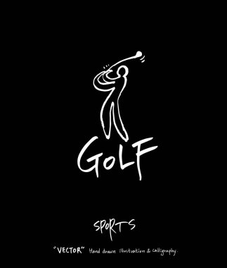 Spor poster / yarım yamalak eğlence illüstrasyon - vektör