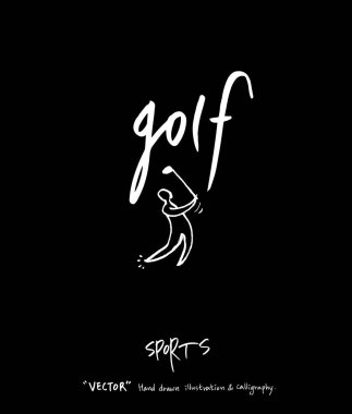 Spor poster / yarım yamalak eğlence illüstrasyon - vektör