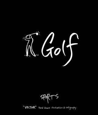 Spor poster / yarım yamalak eğlence illüstrasyon - vektör