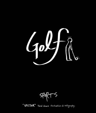 Spor poster / yarım yamalak eğlence illüstrasyon - vektör