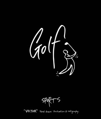 Spor poster / yarım yamalak eğlence illüstrasyon - vektör