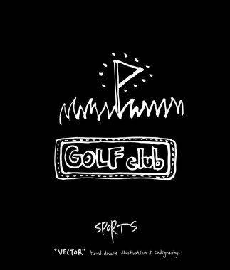 Spor poster / yarım yamalak eğlence illüstrasyon - vektör