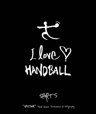 Çizilmiş spor ve eğlence illüstrasyon el - vektör