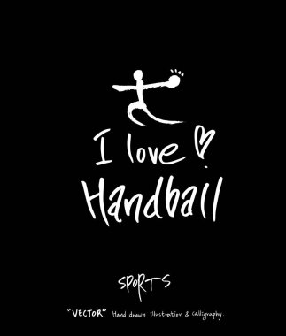 Çizilmiş spor ve eğlence illüstrasyon el - vektör