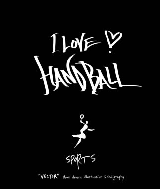 Çizilmiş spor ve eğlence illüstrasyon el - vektör