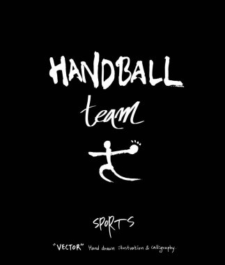 Çizilmiş spor ve eğlence illüstrasyon el - vektör