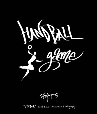 Çizilmiş spor ve eğlence illüstrasyon el - vektör