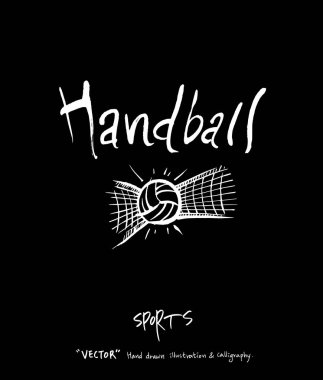 Çizilmiş spor ve eğlence illüstrasyon el - vektör