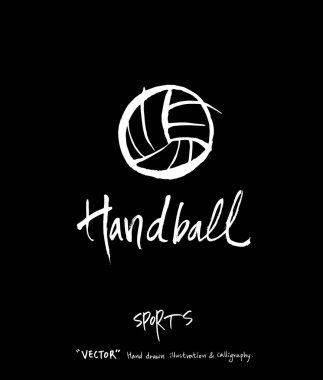 Çizilmiş spor ve eğlence illüstrasyon el - vektör