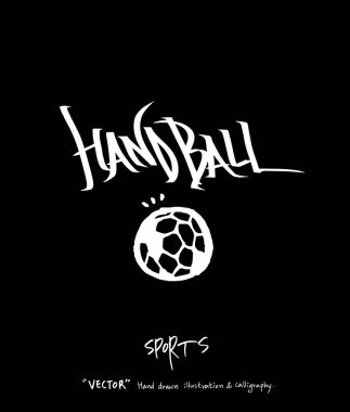 Çizilmiş spor ve eğlence illüstrasyon el - vektör