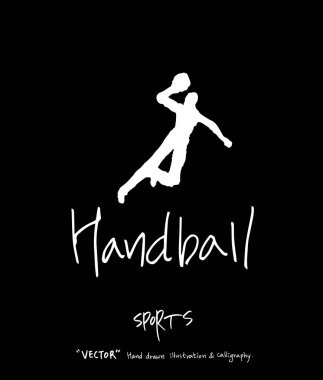 Çizilmiş spor ve eğlence illüstrasyon el - vektör