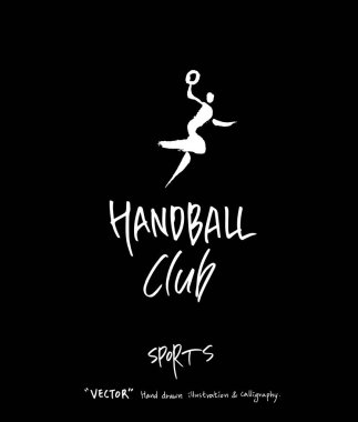 Çizilmiş spor ve eğlence illüstrasyon el - vektör