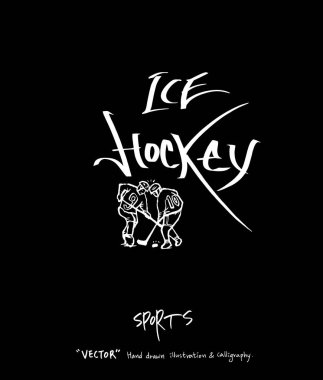 Çizilmiş spor ve eğlence illüstrasyon el - vektör