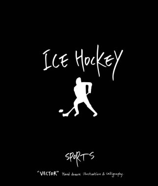 Çizilmiş spor ve eğlence illüstrasyon el - vektör