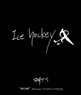 Çizilmiş spor ve eğlence illüstrasyon el - vektör