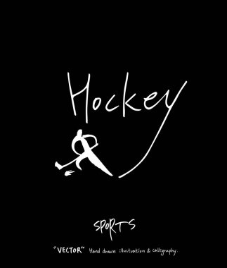 Çizilmiş spor ve eğlence illüstrasyon el - vektör