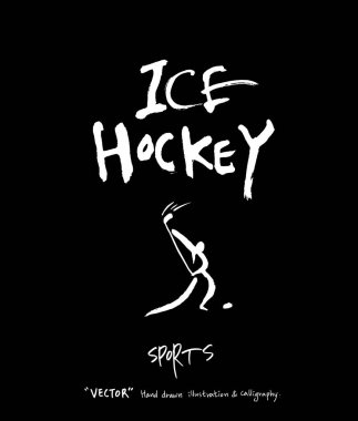 Çizilmiş spor ve eğlence illüstrasyon el - vektör