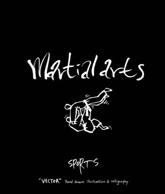 Spor arka plan illüstrasyon / vektör çizim / blackboard stili