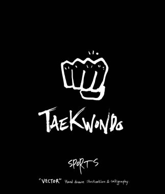 Spor arka plan illüstrasyon / vektör çizim / blackboard stili