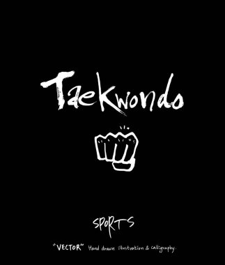 Spor arka plan illüstrasyon / vektör çizim / blackboard stili