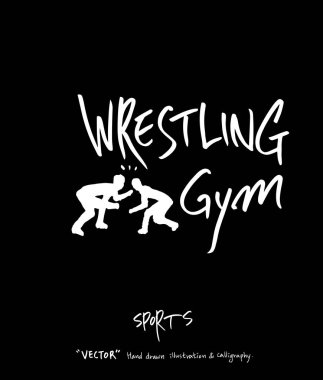 Spor arka plan illüstrasyon / vektör çizim / blackboard stili