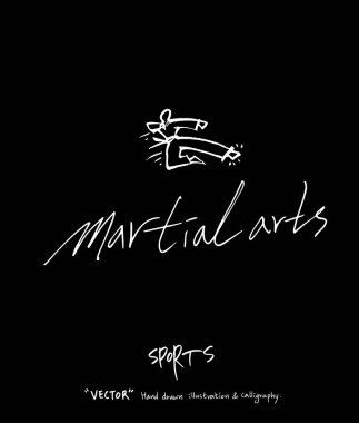 Spor arka plan illüstrasyon / vektör çizim / blackboard stili