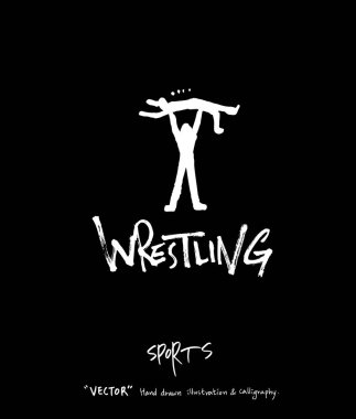 Spor arka plan illüstrasyon / vektör çizim / blackboard stili