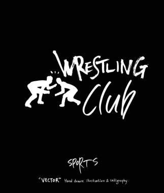 Spor arka plan illüstrasyon / vektör çizim / blackboard stili