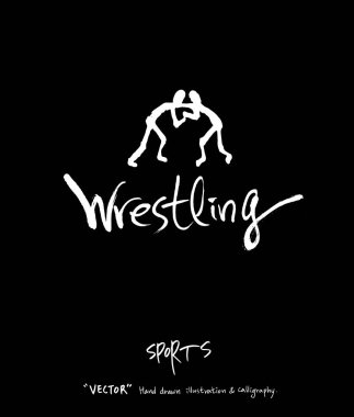 Spor arka plan illüstrasyon / vektör çizim / blackboard stili