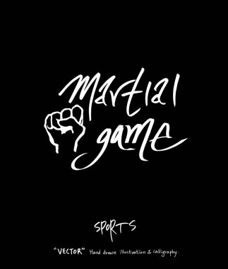 Spor arka plan illüstrasyon / vektör çizim / blackboard stili