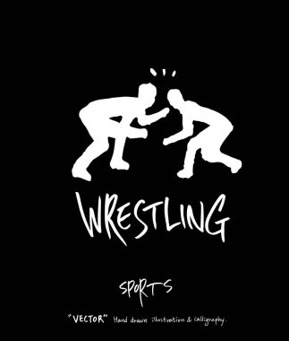 Spor arka plan illüstrasyon / vektör çizim / blackboard stili