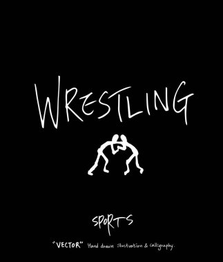 Spor arka plan illüstrasyon / vektör çizim / blackboard stili