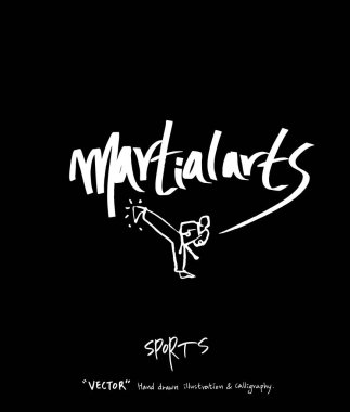 Spor arka plan illüstrasyon / vektör çizim / blackboard stili