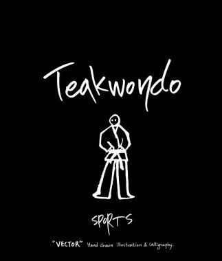 Spor arka plan illüstrasyon / vektör çizim / blackboard stili