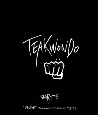 Spor arka plan illüstrasyon / vektör çizim / blackboard stili