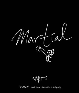 Spor arka plan illüstrasyon / vektör çizim / blackboard stili