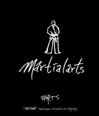 Spor arka plan illüstrasyon / vektör çizim / blackboard stili