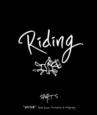 Spor arka plan illüstrasyon / vektör çizim / blackboard stili