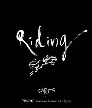 Spor arka plan illüstrasyon / vektör çizim / blackboard stili