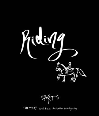 Spor arka plan illüstrasyon / vektör çizim / blackboard stili