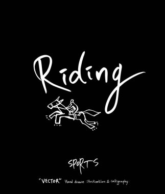 Spor arka plan illüstrasyon / vektör çizim / blackboard stili