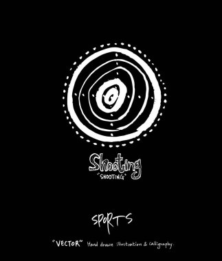 Spor arka plan illüstrasyon / vektör çizim / blackboard stili