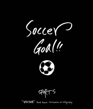 Spor arka plan illüstrasyon / vektör çizim / blackboard stili