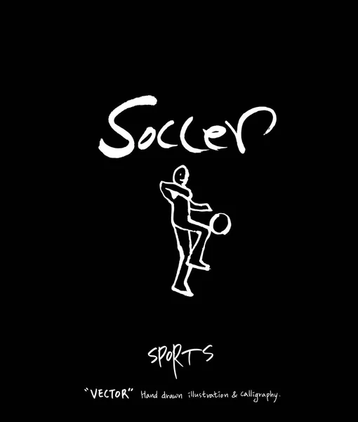 Illustration Fond Sport Illustration Vectorielle Style Tableau Noir — Image vectorielle